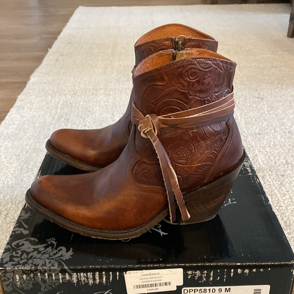Dan Post Hildegard Leather Boots - Sundance- Size 9